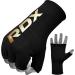 RDX Boxing Hand Wraps Inner Gloves Men Women Half Finger Black Small - Fist Protection for Muay Thai, Kickboxing, MMA - Elasticated Bandages for Speed Bag Punching Training - Buy Online on GoSupps.com