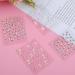 Buy 4 Sheets of Self-Adhesive Face Gems - Acrylic Crystal Rhinestones for Halloween & Festival Nail Art | 7 Unique Styles | International Shipping - Buy Online on GoSupps.com