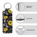 Sunflower Chapstick Keychain Holder - Black Yellow Lip Balm Sleeve - Buy Online on GoSupps.com