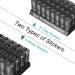 CAidRE 30-Day Pill Organizer - 2 Times a Day AM PM Pill Boxes for Vitamins Fish Oil & Supplements - Ultimate Weekly Organizer (Black - Buy Online on GoSupps.com