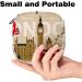 Menstrual Bag Zipper for Women & Girls - Retro London UK Flag Tampon & Napkin Pouch - Buy Online on GoSupps.com