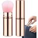Portable Makeup Brush Small Multipurpose Cosmetics Brushes | Portable Face Makeup Brushes Beginner Friendly Powder Brush for Home Travel Gold - Buy Online on GoSupps.com