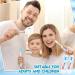 Buy Nuen 2-Piece Portable Soft Travel Toothbrush Set - Foldable Camping Toothbrush with Soft Bristles & Toothpastes for Kids & Adults - Blue Case - Buy Online on GoSupps.com