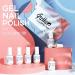 Gellen Gel Nail Polish Kit - Soft Lavender, Grays, White, Midnight Blue - 6 Colors, Metallic Glitters - Salon/Home Gel Manicure Set - Buy Online on GoSupps.com