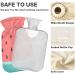 Naanle Summer Cartoon Watermelon Heat Bottle - 1L Transparent Hot Water Bottle for Hand/Foot Pain Relief & Cold Therapy - Buy Online on GoSupps.com