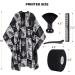 Waterproof Hair Cutting Cape Set for Men | 5PCS Barber Tools - Salon Cape Neck Strip Duster & Comb (64x56cm - Buy Online on GoSupps.com