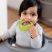 ezpz Oral Development Tools 3 Pack in Gray - Non-Slip Loop Smile and Stick 100% Silicone - Encourages Speech Sound - Sensory Bumps - Dishwasher Safe - Ages 3 Months - Buy Online on GoSupps.com