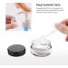 Pamiyo 24 Pack 15ml Clear Empty Jars with Screw Caps Perfect for Lotions Creams Mini Candles & Cosmetics Black Transparent Crucibles for Travel & DIY Projects - Buy Online on GoSupps.com