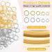 4600Pcs Silver and Gold Jump Rings with Open/Close Tools - Assorted Sizes for Jewelry Making and Repair - Buy Online on GoSupps.com