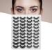 6D Eyelashes - 20 Pairs Professional Handmade Fake Eyelashes | Soft Thick Natural & Reusable for Home Use (MC-10) - Buy Online on GoSupps.com