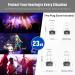 Buy Hearprotek Concert Ear Plugs - 2 Pairs Reusable High Fidelity Noise Reduction Ear Protection for Concerts Raves & Festivals - Tinnitus Relief - Black - Buy Online on GoSupps.com