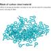 300Pcs Mini Blue Screw Eye Pins Hooks for Jewelry Making DIY Crafts - 5x10x1.2mm Self Tapping Screws | uxcell - Buy Online on GoSupps.com
