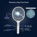 Himalayan Glow Bug Zapper Electric Fly Swatter - Rechargeable Mosquito Repellent 3000 Volt - Indoor & Outdoor Use - Set of 2 with USB Charging Cable - Buy Online on GoSupps.com