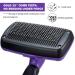 TIMINGILA Self-Cleaning Slicker Brush for Pets - Grooming Tool for Dogs, Cats, and More - Purple - Buy Online on GoSupps.com