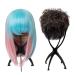 DANSEE 6 Pack Short Wig Stand - Portable Holder for Multiple Wigs & Hats - 14.2 Inches - Travel Friendly - Black - Buy Online on GoSupps.com