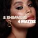 Lamora Smokey Eyeshadow Palette - Vegan Shimmer Nude Tones | 12 Highly Pigmented Shades for Travel Makeup - Buy Online on GoSupps.com
