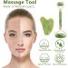 Jade Roller Set & Gua Sha Stone Massage - Natural Anti-Aging Face Tools & Mask Brushes for Radiant Skin - Buy Online on GoSupps.com