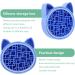 Lurrose Cat Shape Silicone Makeup Brush Cleaning Mat - 2 in 1 Brush Cleaner & Dryer Tray - Portable Cosmetic Scrubber Pad for Home & Travel (Blue - Buy Online on GoSupps.com