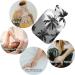 NAANLE 1L Transparent Hot Water Bottle with Lid - Coconut Palm Ideal for Menstrual Cramps Pain Relief & Heat Therapy | International Shipping - Buy Online on GoSupps.com