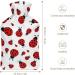 Ladybug Hot Water Bottle with Plush Cover - Cozy Hand Warmer for Adults & Kids | 26.5x15.3cm - International Shipping Available - Buy Online on GoSupps.com