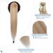 SEGO 100% Remy Hair Ponytail Extension - Honeyblond Braid Clip-In 40cm - Beauty & Style for All Hair Types - Buy Online on GoSupps.com
