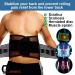 ZWEBY 3XL-5XL Adjustable Double Pull Lumbar Support Belt | Breathable Mesh Back Brace for Pain Relief - XXL Size - Buy Online on GoSupps.com