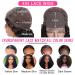 SOSATISFY 22 Inch Deep Wave Lace Front Human Hair Wig - HD Transparent Wet and Wavy Glueless Wig for Black Women with Baby Hair - Buy Online on GoSupps.com