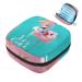 Portable women's binding-up bags menstrual cup pocket female menstrual insert bag for teenage girls tampons for the first period funny flamingo-crown flower pattern multicolored 05
