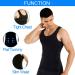 COOFANDY Men's 2 Pack Compression Shirt Slimming Vest Gym Tank Top - Medium, Navy Blue/Gray - Buy Online on GoSupps.com