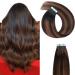 Yilite tape extensions real hair T2/P2/6 50cm 20 pieces/pack 50g tape in extensions real hair invisible silky straight skin weft tape in naturally extensions (50cm #t2/p2/6)
