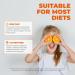 ELICORE Kids Omega 3 Gummies DHA & EPA Fish Oil Supplement for Brain, Vision & Immune Health - Non-GMO, Gluten-Free Orange Flavor Chewable Omega 3 for Kids Gummy 4+ - 60 Count - Buy Online on GoSupps.com