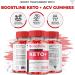 Boostline Keto Plus ACV Gummies (2 Pack) - 1000MG Vegan Apple Cider Vinegar Supplement for Optimal Health | Maximum Strength 120 Gummies for Men & Women - Buy Online on GoSupps.com