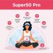 Healthspan Super50 Probiotic with Vitamin D3 - 50 Billion Live Cultures for Gut Health | Vitamin B6, Calcium | Vegetarian - 60 Capsules - Buy Online on GoSupps.com