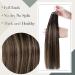 Buy Laavoo Brown Microring Extensions | Real Hair Balayage #2/8/2 - 60cm Ombre Micro Loop 1g/s | Premium Quality International Shipping - Buy Online on GoSupps.com