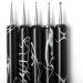 Brush - Painting Brush - Nail Dotting Drawing Tool Double Ended Nail Brush Pen for Fine Detailing Home Salon Black - Buy Online on GoSupps.com