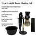 Buy Straight Razor Shaving Kit | Vintage Wet Shave Grooming Set for Men - Includes Razor Strop Brush Stone Soap & Stand - International Shipping Available - Buy Online on GoSupps.com