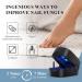 Nail Fungus Remedy LED Light Device - Effective Home Solution for Toenail Onychomycosis - Convenient Black Treatment - Buy Online on GoSupps.com
