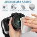 High-Quality Microfiber Cleaning Cloths - 6 Pack (15x18cm) for Glasses Camera Lenses & Screens - Marine & Gray - Buy Online on GoSupps.com