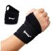 IPOW 2 wrist band Land -joint support. Adjustable breathable wrist support for sports fitness bodybuilding - black red orange