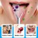 Lijuanwang Tongue Cleaner - 3 PCS Stainless Steel Tongue Scraper Brush for Bad Breath Relief - Buy Online on GoSupps.com