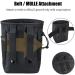 LIVANS Tactical Molle Dump Pouch - Magazine Recovery & Ammo Bag for Airsoft & Hunting - Black - Buy Online on GoSupps.com