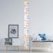 MHJY Kids Growth Chart - Wooden Ruler Height Measure Wall Chart 7.9'' x 79'' Canvas Hanging Decor for Baby Girls Boys - Nursery & Toddler Bedroom Decoration with Happy Elephant Design - Buy Online on GoSupps.com