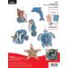 Bucilla 86958E FELT ORNAMENTS KIT UNDER SEA Under the Sea