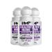 HMP Nerve Roll-On for Feet Hands Legs Toes Back 2000MG Hemp with Menthol & Arnica Soothing Cooling Formula Made in USA 50ml (3 Pack)