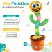 Happy Cactus Plush Toy - Talking, Singing & Dancing Interactive Buddy - USB Rechargeable - Christmas and Home Decoration Piece - Buy Online on GoSupps.com