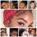 Onpep 20 Styles Hair Tattoo Stickers - 20Pcs Temporary Waterproof Hairline Tattoos for Women, Baby Hair, Curly Hair - Long Lasting Makeup Tool - Pack of 1 - Buy Online on GoSupps.com