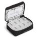 Vera Bradley Women's Microfiber Travel Pill Organizer Black One Size One Size Black