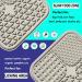 Kwispel Large Dog Lick Mat with Suction Cups for Anxiety - Slow Feeder Dispensing Treater Pad - Peanut Butter Flavor - Grey - Buy Online on GoSupps.com