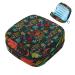 Women's binding-up bags bird flowered women tampon storage bags zip pockets menstrual tied bags multi14
