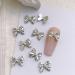 FEIlei 3D Nail Charms Bows Nail Art Studs Nail Jewelry for DIY Crafts Nail Art Decor - Buy Online on GoSupps.com